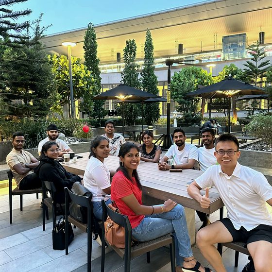 Members at an outdoor meet-up