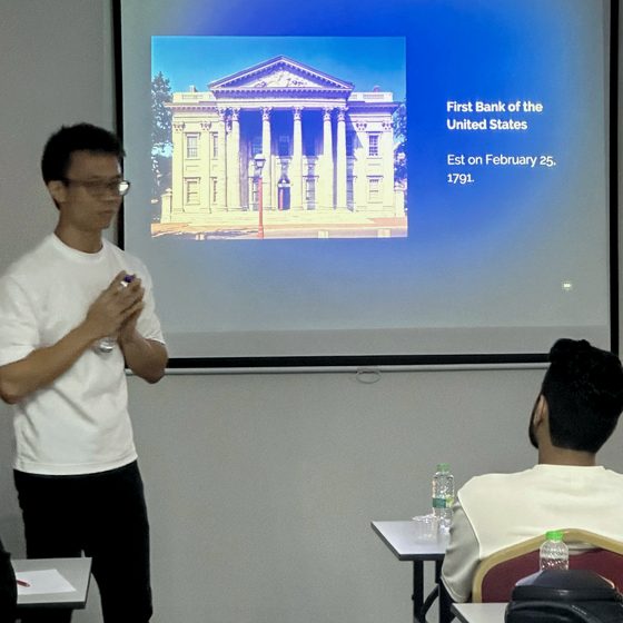 A talk on money